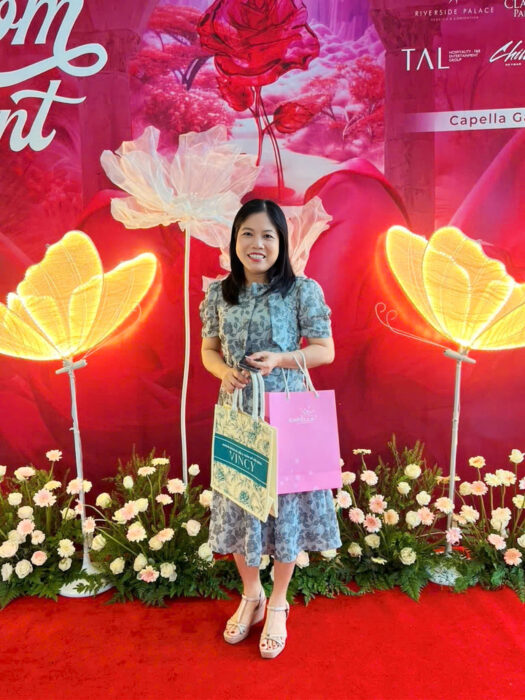 VINCY - LAN TỎA YÊU THƯƠNG, CHĂM SÓC VẺ ĐẸP PHỤ NỮ VIỆT TẠI CAPELLA GALLERY HALL 4 Mini game bốc thăm trúng thưởng